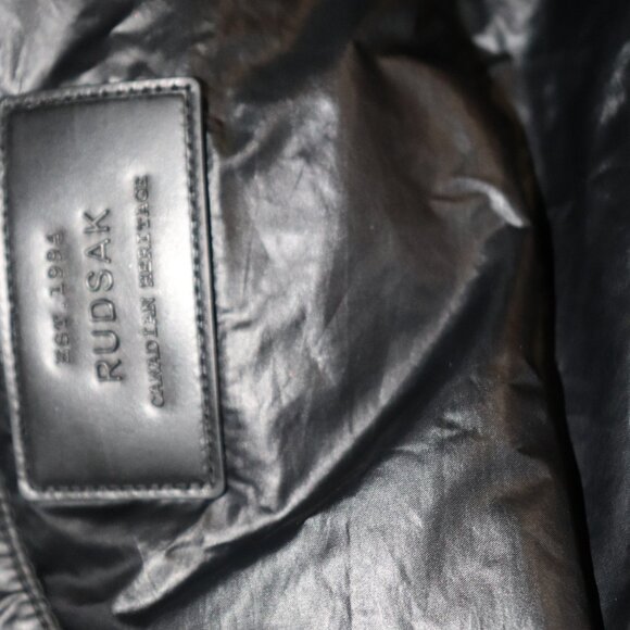 RUDSAK Black Bomber Winter Jacket - Picture 6 of 13
